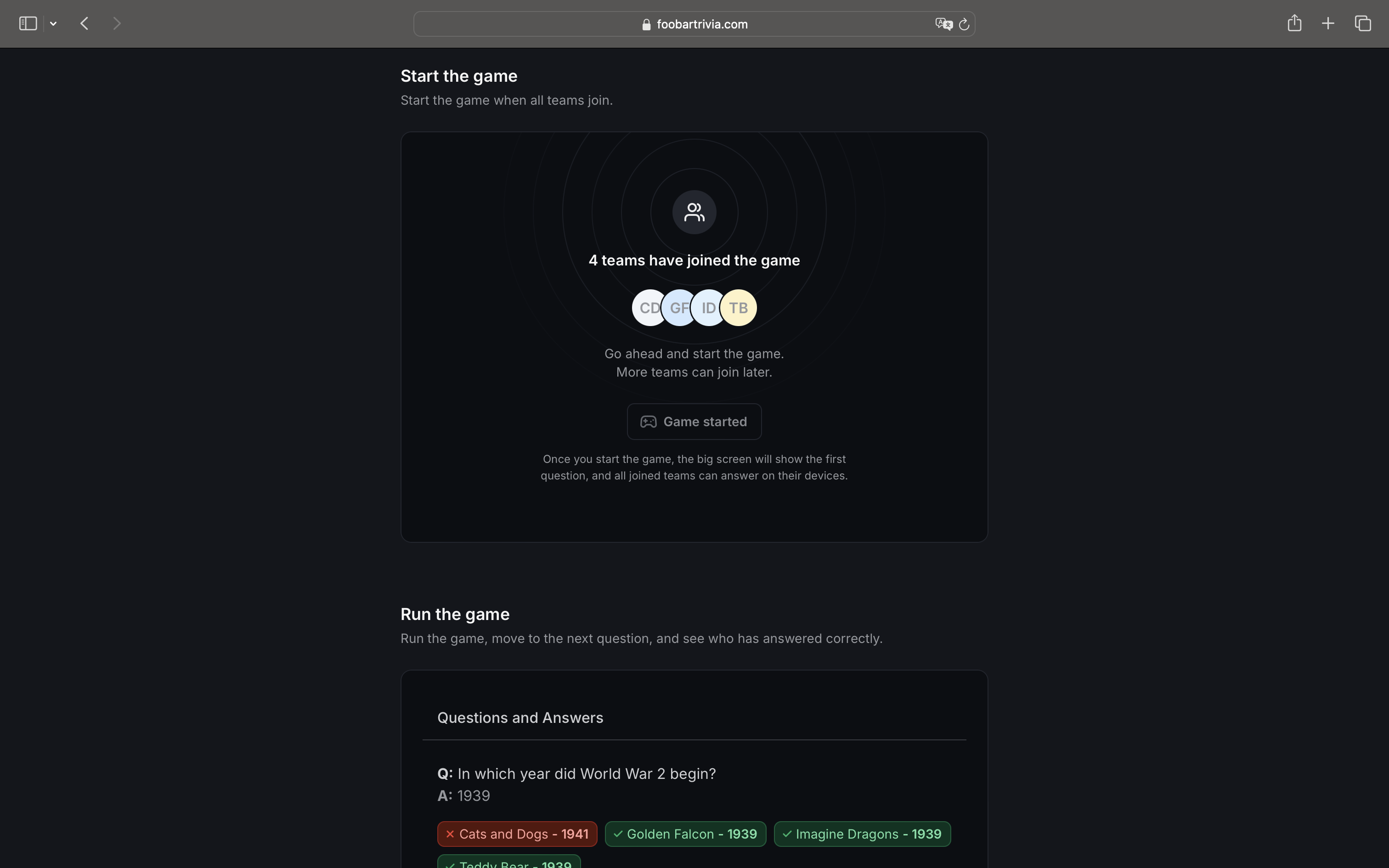 Dashboard mockup showing application interface